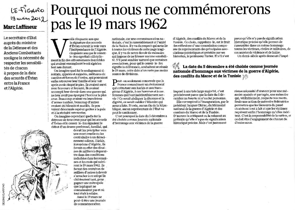 10 Le Figaro 19 mars 2012