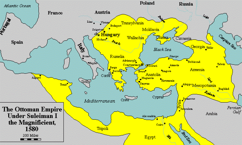 1 Empire Ottoman en 1580